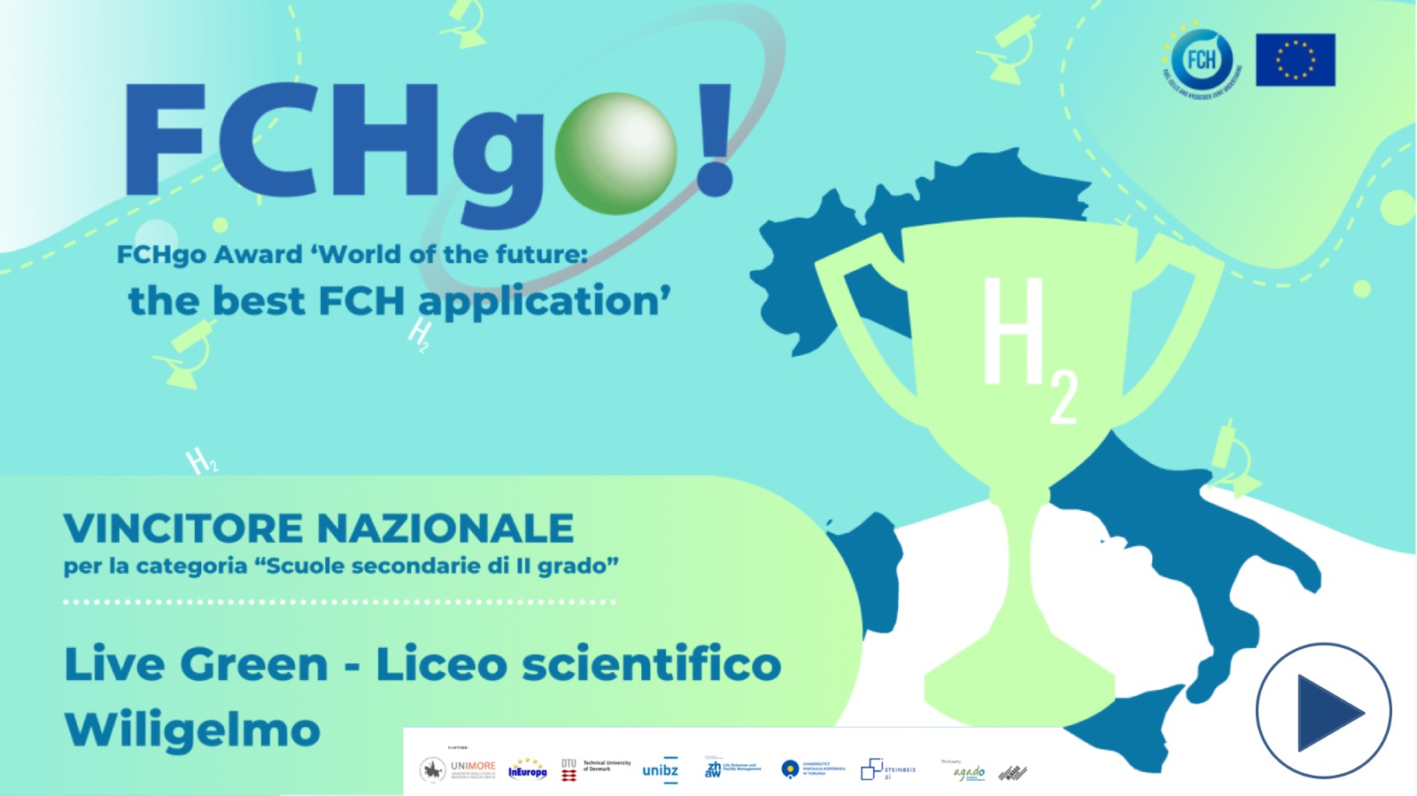 Concorso europeo FCHgo – Vincitore Nazionale Liceo Scientifico Wiligelmo